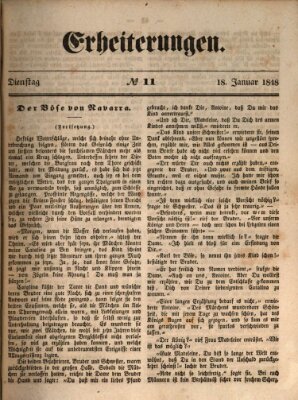 Erheiterungen (Aschaffenburger Zeitung) Dienstag 18. Januar 1848