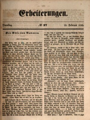 Erheiterungen (Aschaffenburger Zeitung) Dienstag 15. Februar 1848