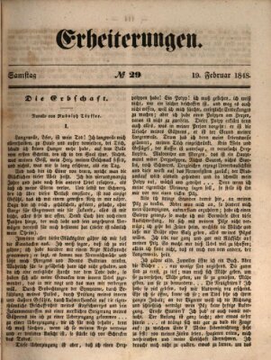 Erheiterungen (Aschaffenburger Zeitung) Samstag 19. Februar 1848