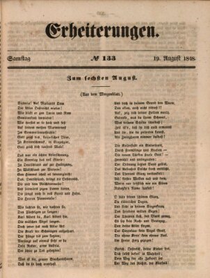 Erheiterungen (Aschaffenburger Zeitung) Samstag 19. August 1848