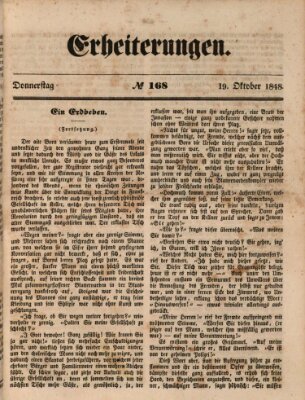 Erheiterungen (Aschaffenburger Zeitung) Donnerstag 19. Oktober 1848