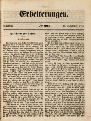 Erheiterungen (Aschaffenburger Zeitung) Samstag 16. Dezember 1848