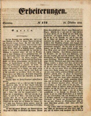 Erheiterungen (Aschaffenburger Zeitung) Sonntag 28. Oktober 1849