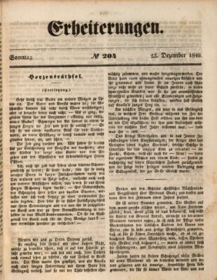 Erheiterungen (Aschaffenburger Zeitung) Sonntag 23. Dezember 1849