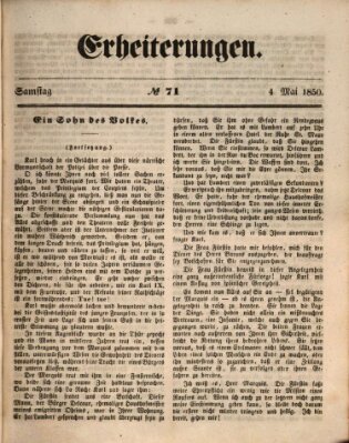 Erheiterungen (Aschaffenburger Zeitung) Samstag 4. Mai 1850