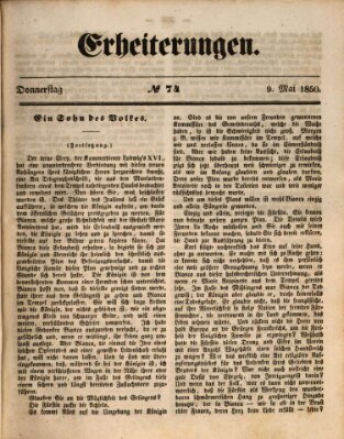 Erheiterungen (Aschaffenburger Zeitung) Donnerstag 9. Mai 1850