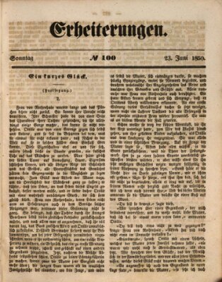 Erheiterungen (Aschaffenburger Zeitung) Sonntag 23. Juni 1850