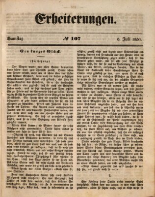 Erheiterungen (Aschaffenburger Zeitung) Samstag 6. Juli 1850