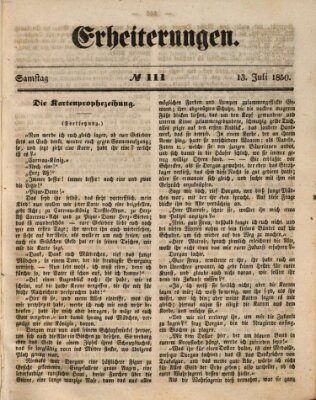 Erheiterungen (Aschaffenburger Zeitung) Samstag 13. Juli 1850