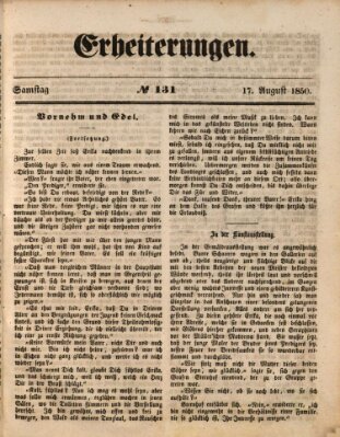 Erheiterungen (Aschaffenburger Zeitung) Samstag 17. August 1850