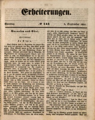Erheiterungen (Aschaffenburger Zeitung) Sonntag 8. September 1850