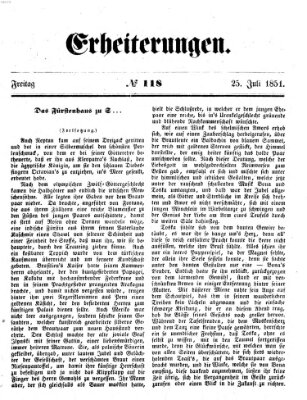 Erheiterungen (Aschaffenburger Zeitung) Freitag 25. Juli 1851