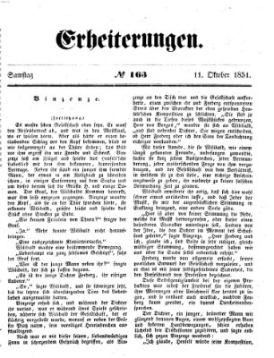 Erheiterungen (Aschaffenburger Zeitung) Samstag 11. Oktober 1851