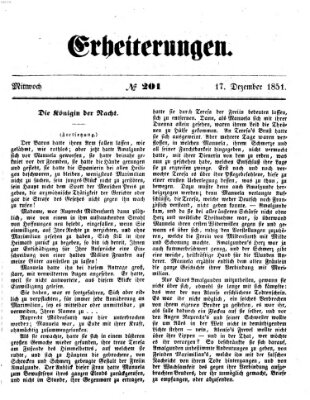 Erheiterungen (Aschaffenburger Zeitung) Mittwoch 17. Dezember 1851
