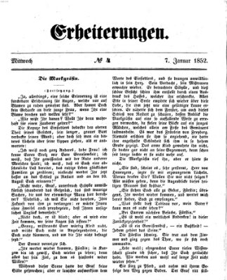 Erheiterungen (Aschaffenburger Zeitung) Mittwoch 7. Januar 1852