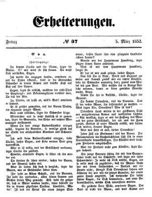 Erheiterungen (Aschaffenburger Zeitung) Freitag 5. März 1852