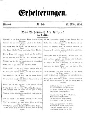 Erheiterungen (Aschaffenburger Zeitung) Mittwoch 10. März 1852