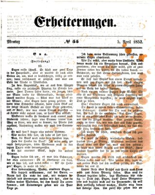 Erheiterungen (Aschaffenburger Zeitung) Montag 5. April 1852
