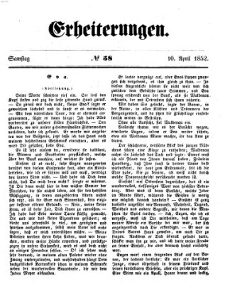 Erheiterungen (Aschaffenburger Zeitung) Samstag 10. April 1852