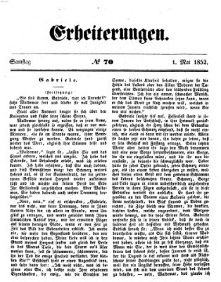 Erheiterungen (Aschaffenburger Zeitung) Samstag 1. Mai 1852