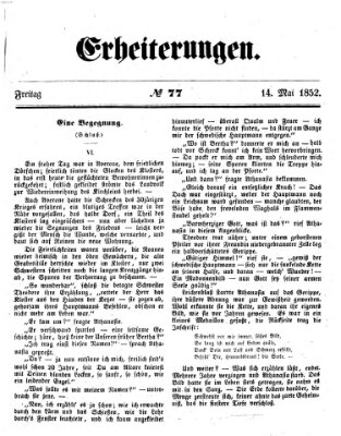 Erheiterungen (Aschaffenburger Zeitung) Freitag 14. Mai 1852