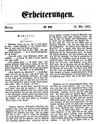 Erheiterungen (Aschaffenburger Zeitung) Montag 24. Mai 1852