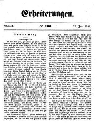 Erheiterungen (Aschaffenburger Zeitung) Mittwoch 23. Juni 1852
