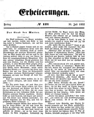 Erheiterungen (Aschaffenburger Zeitung) Freitag 30. Juli 1852