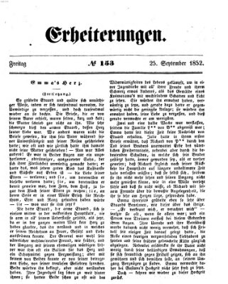 Erheiterungen (Aschaffenburger Zeitung) Freitag 24. September 1852