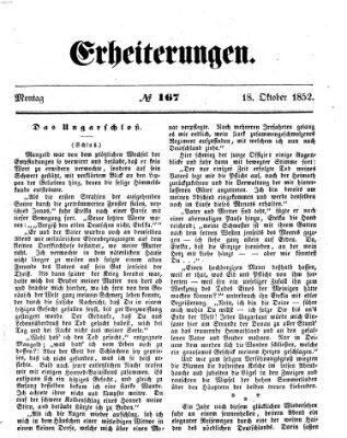 Erheiterungen (Aschaffenburger Zeitung) Montag 18. Oktober 1852