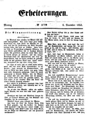 Erheiterungen (Aschaffenburger Zeitung) Montag 8. November 1852