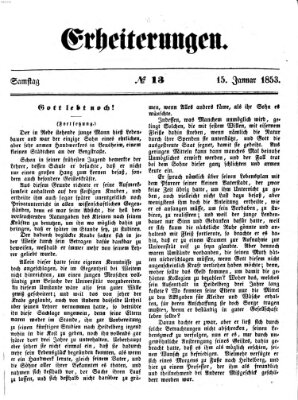 Erheiterungen (Aschaffenburger Zeitung) Samstag 15. Januar 1853