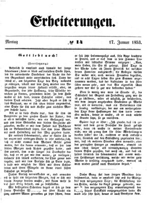 Erheiterungen (Aschaffenburger Zeitung) Montag 17. Januar 1853