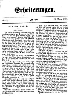 Erheiterungen (Aschaffenburger Zeitung) Montag 21. März 1853