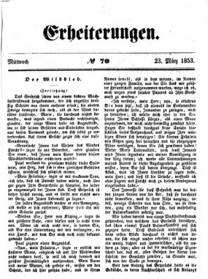 Erheiterungen (Aschaffenburger Zeitung) Mittwoch 23. März 1853