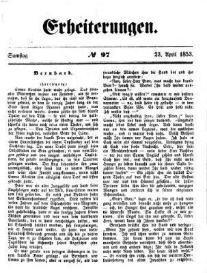Erheiterungen (Aschaffenburger Zeitung) Samstag 23. April 1853