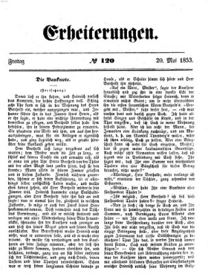 Erheiterungen (Aschaffenburger Zeitung) Freitag 20. Mai 1853