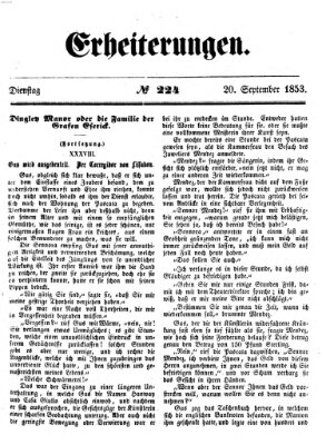 Erheiterungen (Aschaffenburger Zeitung) Dienstag 20. September 1853