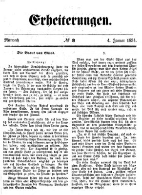 Erheiterungen (Aschaffenburger Zeitung) Mittwoch 4. Januar 1854