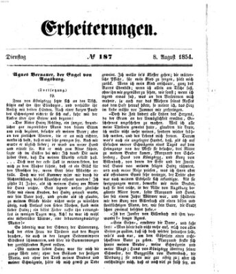 Erheiterungen (Aschaffenburger Zeitung) Dienstag 8. August 1854