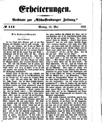 Erheiterungen (Aschaffenburger Zeitung) Montag 14. Mai 1855