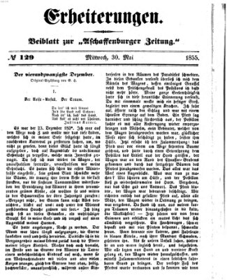 Erheiterungen (Aschaffenburger Zeitung) Mittwoch 30. Mai 1855