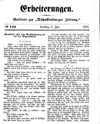 Erheiterungen (Aschaffenburger Zeitung) Dienstag 5. Juni 1855