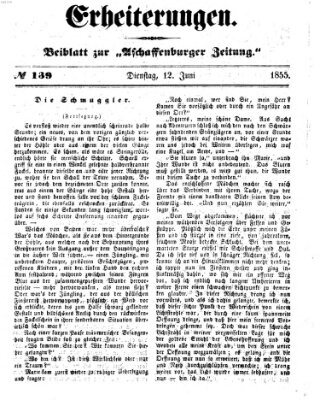 Erheiterungen (Aschaffenburger Zeitung) Dienstag 12. Juni 1855