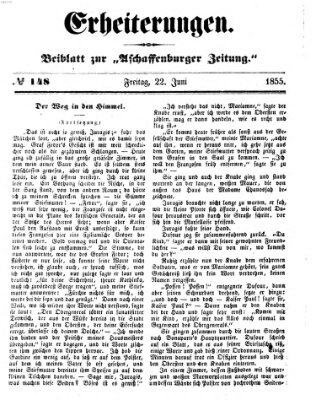 Erheiterungen (Aschaffenburger Zeitung) Freitag 22. Juni 1855