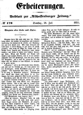Erheiterungen (Aschaffenburger Zeitung) Samstag 28. Juli 1855