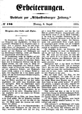 Erheiterungen (Aschaffenburger Zeitung) Montag 6. August 1855