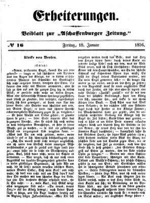 Erheiterungen (Aschaffenburger Zeitung) Freitag 18. Januar 1856