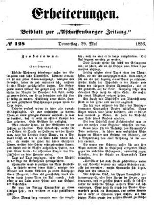 Erheiterungen (Aschaffenburger Zeitung) Donnerstag 29. Mai 1856