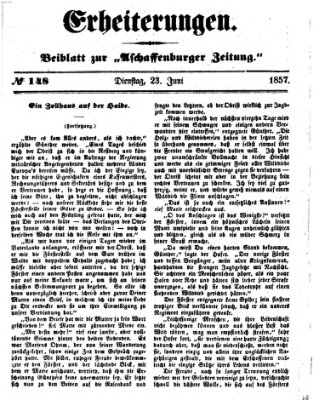 Erheiterungen (Aschaffenburger Zeitung) Dienstag 23. Juni 1857